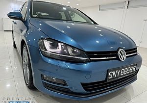 Volkswagen Golf A7 1.4 TSI HID Sunroof 2015 Blue Pushstart